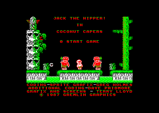 Jack The Nipper II: In Coconut Capers screenshot 3 for Amstrad CPC